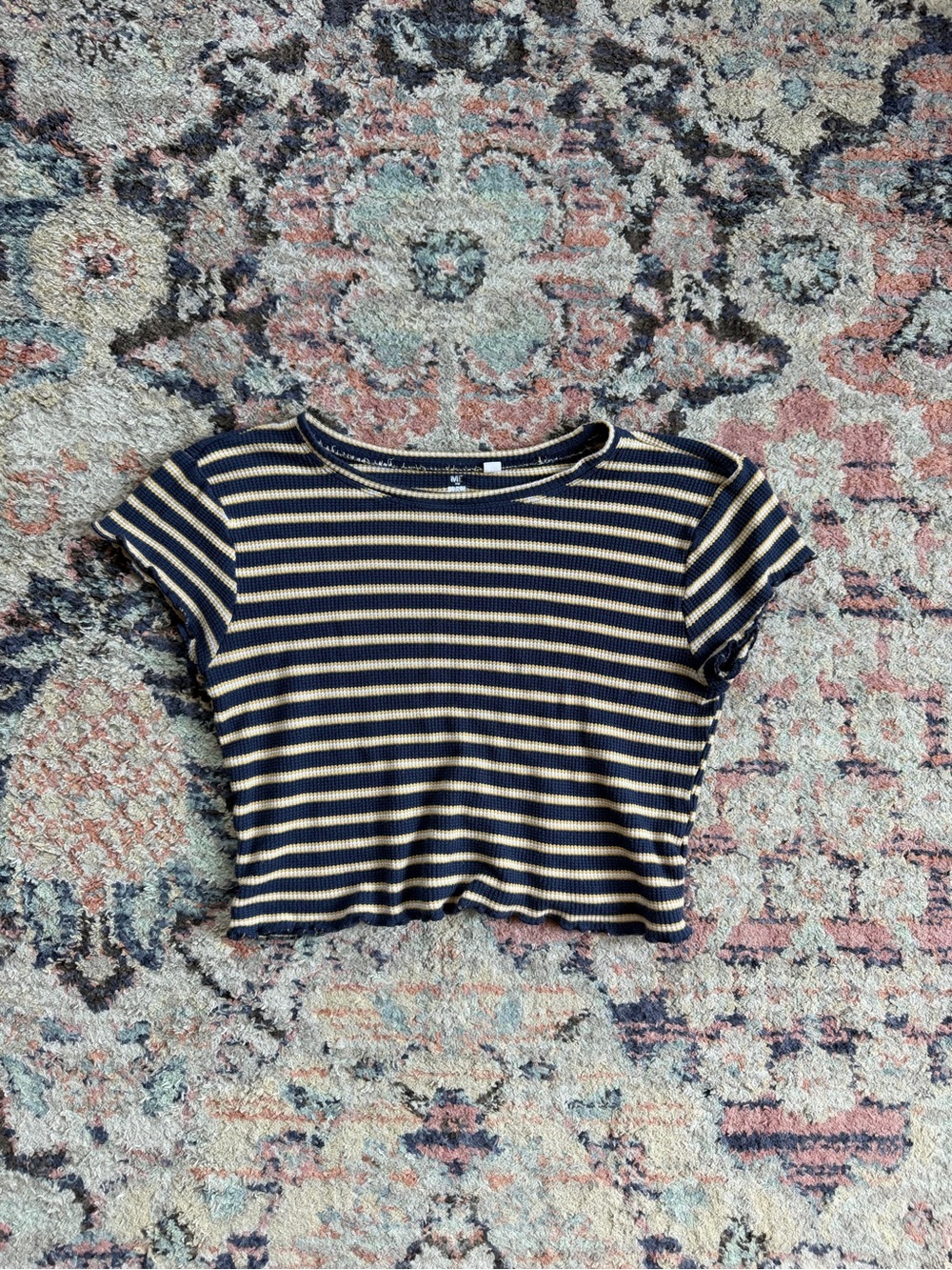 Striped Crop Top